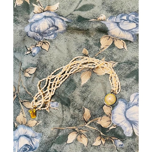 Vintage Rice Pearl Beaded Bracelet - Picture 6 of 7